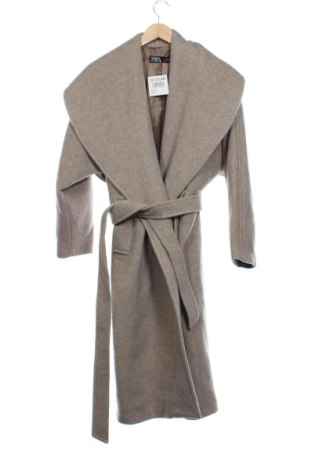 Palton de femei Zara, Mărime XS, Culoare Bej, Preț 189,99 Lei, #137521945