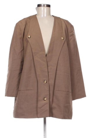 Γυναικείο σακάκι Unbranded, Μέγεθος 3XL, Χρώμα  Μπέζ, Τιμή 28,00 €, #137597395