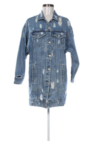 Geacă de femei Zara, Mărime L, Culoare Albastru, Preț 125,98 Lei, #137565196