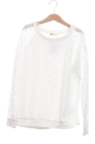 Kinder Shirt H&M, Größe 10-11y/ 146-152 cm, Farbe Weiß, Preis € 6,00, #137572175