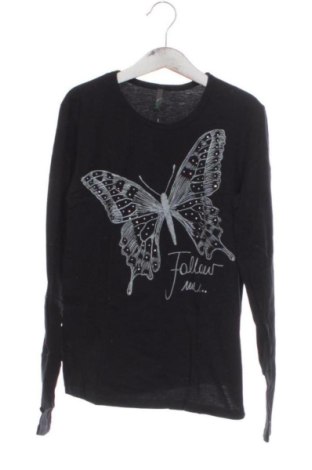 Dziecięca bluzka United Colors Of Benetton, Rozmiar 10-11y/ 146-152 cm, Kolor Czarny, Cena 46,57 zł, #137594375