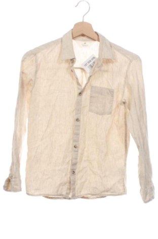Kinderhemd H&M, Größe 8-9y/ 134-140 cm, Farbe Beige, Preis € 6,48, #137558509
