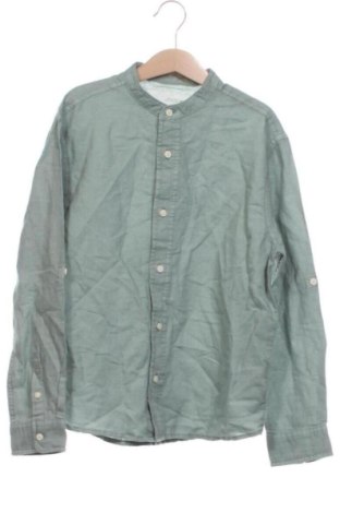 Kinderhemd Zara, Größe 7-8y/ 128-134 cm, Farbe Grün, Preis € 8,95, #137565156
