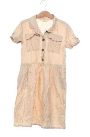 Kinderkleid H&M, Größe 7-8y/ 128-134 cm, Farbe Beige, Preis € 13,00, #137585429