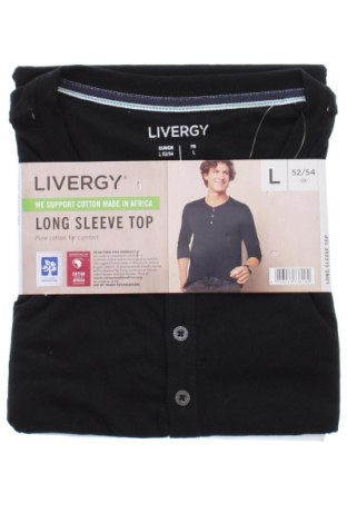 Мъжка блуза Livergy, Размер L, Цвят Черен, Цена 11,43 €, #137572485