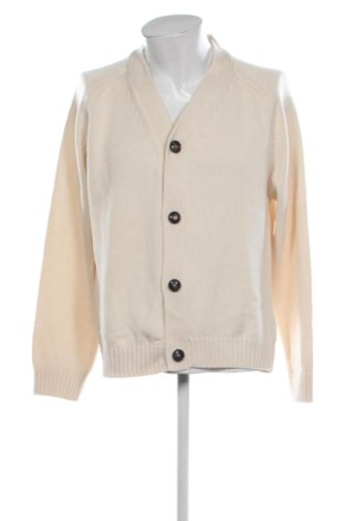 Herren Strickjacke Zara, Größe M, Farbe Ecru, Preis € 13,00, #137586761