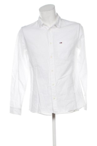 Мъжка риза Tommy Hilfiger, Размер M, Цвят Бял, Цена 46,00 €, #137535853