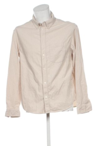 Мъжка риза H&M, Размер M, Цвят Бежов, Цена 11,00 €, #137542171