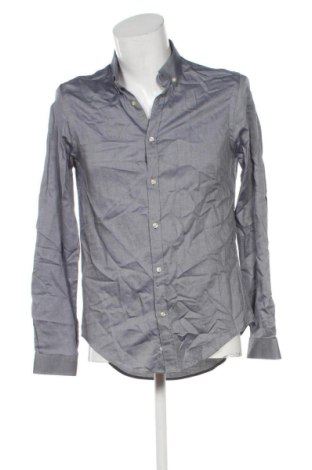 Мъжка риза Zara, Размер M, Цвят Сив, Цена 11,00 €, #137571964