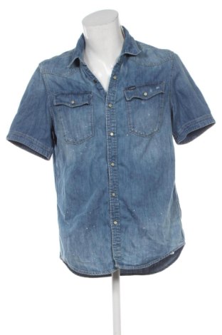 Мъжка риза G-Star Raw, Размер L, Цвят Син, Цена 24,00 €, #137526866