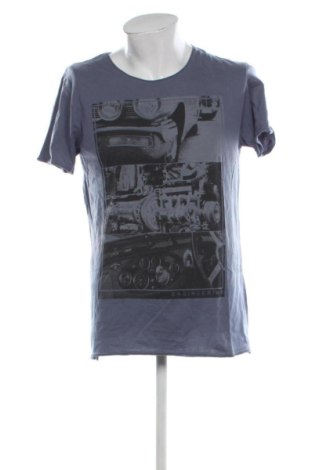 Męski T-shirt Sublevel, Rozmiar XL, Kolor Niebieski, Cena 49,99 zł, #137515779