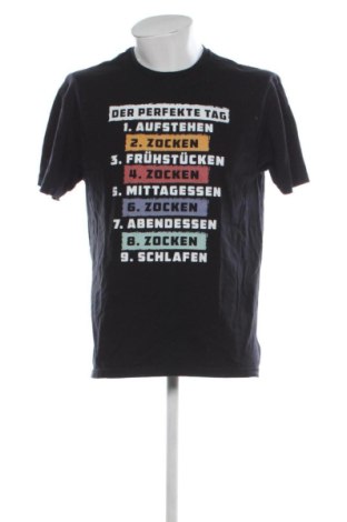 Мъжка тениска Gildan, Размер L, Цвят Черен, Цена 11,75 €, #137538689