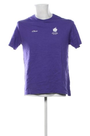 Tricou de bărbați S.Oliver, Mărime L, Culoare Mov, Preț 59,99 Lei, #137543713