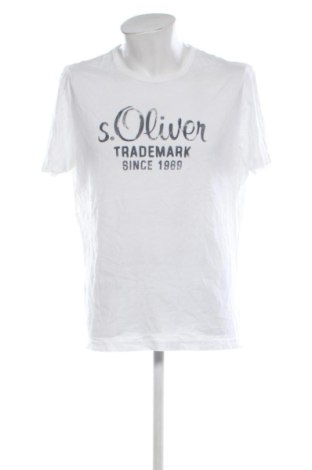 Мъжка тениска S.Oliver, Размер XL, Цвят Бял, Цена 11,24 €, #137548476