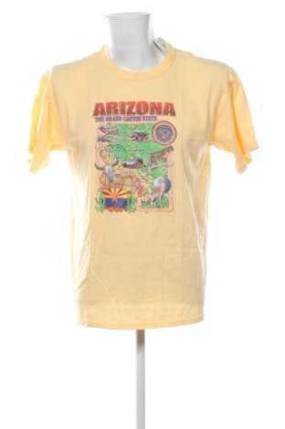 Męski T-shirt Gildan, Rozmiar L, Kolor Żółty, Cena 52,74 zł, #137551472