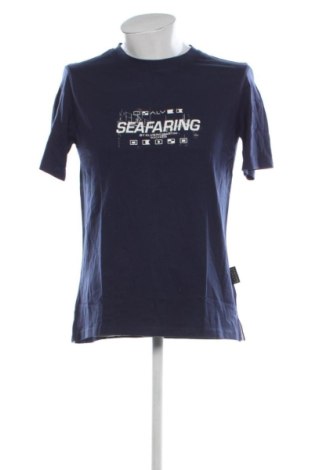 Tricou de bărbați Alviero Martini, Mărime L, Culoare Albastru, Preț 259,78 Lei, #137554746