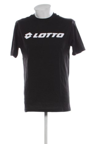 Męski T-shirt Lotto, Rozmiar L, Kolor Czarny, Cena 77,24 zł, #137554833
