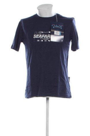 Tricou de bărbați Alviero Martini, Mărime L, Culoare Albastru, Preț 259,78 Lei, #137555237
