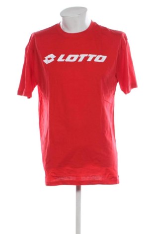Męski T-shirt Lotto, Rozmiar XXL, Kolor Czerwony, Cena 68,37 zł, #137555568