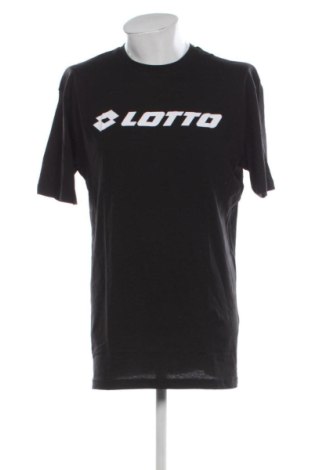 Męski T-shirt Lotto, Rozmiar XXL, Kolor Czarny, Cena 68,41 zł, #137555983