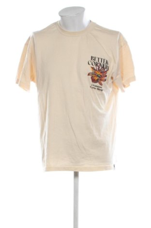 Męski T-shirt Pull&Bear, Rozmiar L, Kolor Beżowy, Cena 50,80 zł, #137564403