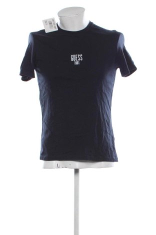 Męski T-shirt Guess, Rozmiar M, Kolor Niebieski, Cena 105,84 zł, #137572607
