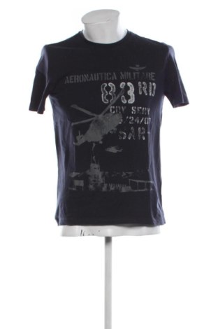 Herren Shirt Aeronautica Militare, Größe M, Farbe Blau, Preis 32,00 €, #137577180