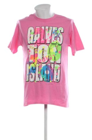 Męski T-shirt Gildan, Rozmiar L, Kolor Różowy, Cena 51,62 zł, #137594590