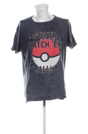 Мъжка тениска Pokemon, Размер XL, Цвят Сив, Цена 11,81 €, #137595658