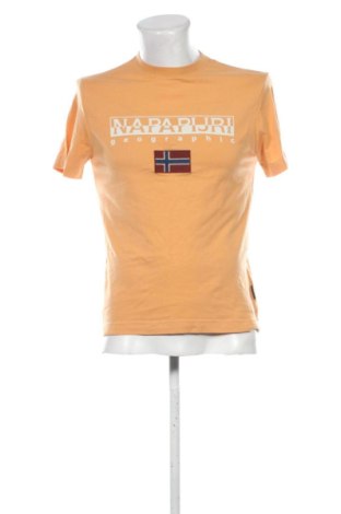 Męski T-shirt Napapijri, Rozmiar S, Kolor Pomarańczowy, Cena 118,54 zł, #137602064