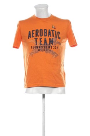 Męski T-shirt Aeronautica Militare, Rozmiar M, Kolor Pomarańczowy, Cena 139,71 zł, #137602253