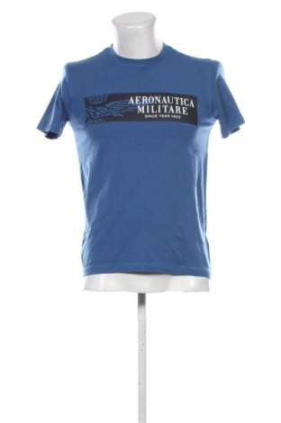 Męski T-shirt Aeronautica Militare, Rozmiar S, Kolor Niebieski, Cena 139,71 zł, #137602270