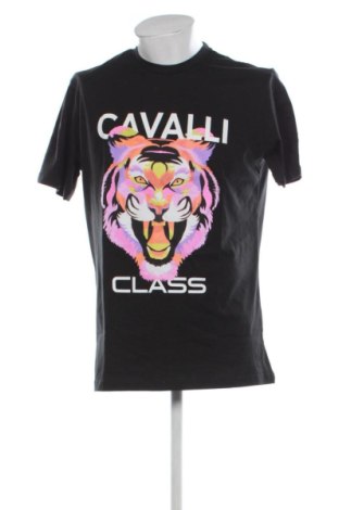 Męski T-shirt Cavalli Class, Rozmiar XL, Kolor Czarny, Cena 240,25 zł, #137553844