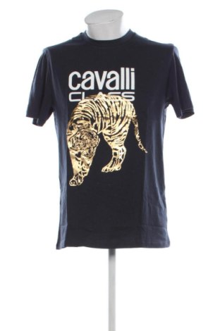 Męski T-shirt Cavalli Class, Rozmiar XL, Kolor Niebieski, Cena 240,42 zł, #137554018
