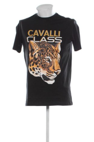 Męski T-shirt Cavalli Class, Rozmiar L, Kolor Czarny, Cena 258,67 zł, #137555699