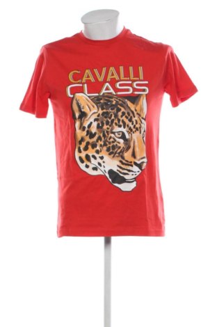 Męski T-shirt Cavalli Class, Rozmiar M, Kolor Czerwony, Cena 223,70 zł, #137555859