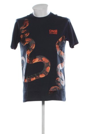 Męski T-shirt Cavalli Class, Rozmiar XL, Kolor Niebieski, Cena 240,42 zł, #137557051