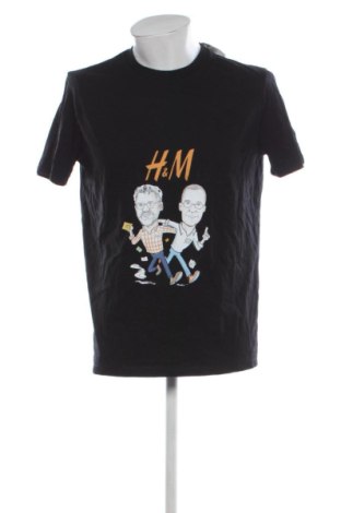 Мъжка тениска H&M, Размер L, Цвят Черен, Цена 11,75 €, #137510158