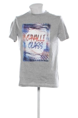 Męski T-shirt Cavalli Class, Rozmiar L, Kolor Szary, Cena 256,68 zł, #137553954