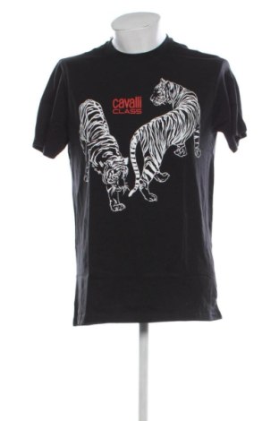 Męski T-shirt Cavalli Class, Rozmiar XL, Kolor Czarny, Cena 240,25 zł, #137554003