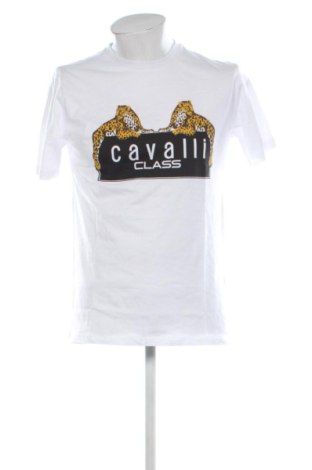 Męski T-shirt Cavalli Class, Rozmiar L, Kolor Biały, Cena 404,76 zł, #137555890