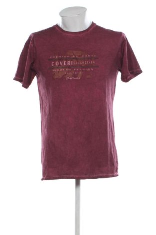 Męski T-shirt Coveri, Rozmiar L, Kolor Fioletowy, Cena 21,17 zł, #137533944