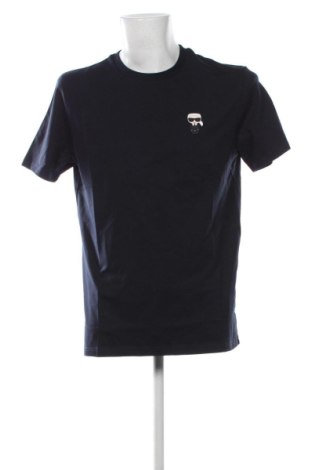 Męski T-shirt Karl Lagerfeld, Rozmiar L, Kolor Niebieski, Cena 327,72 zł, #137551638