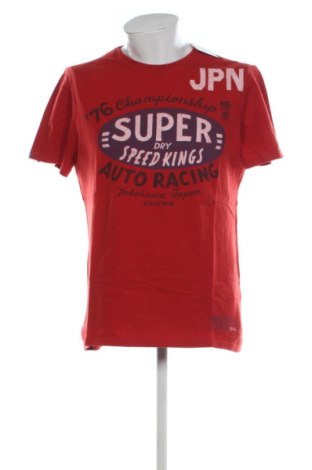 Мъжка тениска Superdry, Размер XL, Цвят Червен, Цена 15,00 €, #137585424