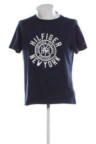 Мъжка тениска Tommy Hilfiger, Размер L, Цвят Син, Цена 28,00 €, #137585518