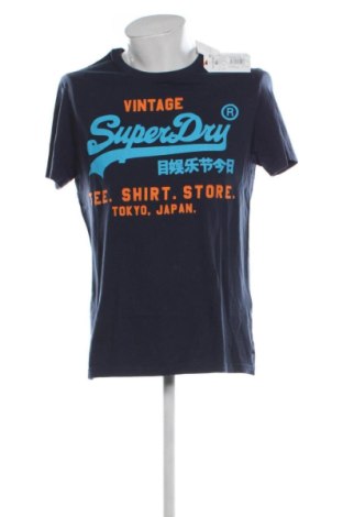Мъжка тениска Superdry, Размер XL, Цвят Син, Цена 23,80 €, #137585587
