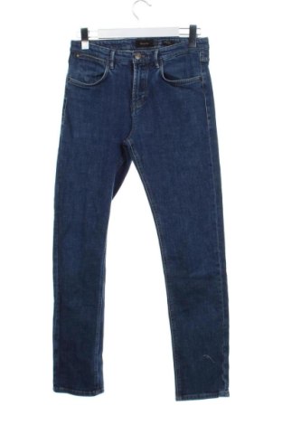 Blugi de bărbați Massimo Dutti, Mărime M, Culoare Albastru, Preț 249,28 Lei, #137512495