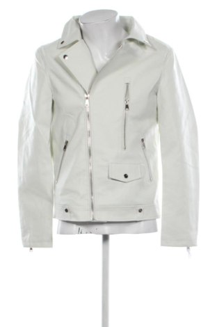 Geacă de piele pentru bărbati Unbranded, Mărime M, Culoare Ecru, Preț 183,13 Lei, #137554396