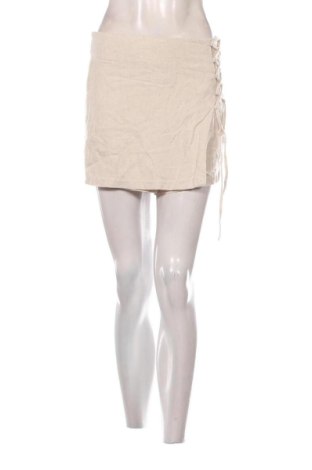 Fustă-pantalon Stradivarius, Mărime M, Culoare Ecru, Preț 36,74 Lei, #137573364