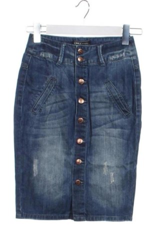 Fustă ONLY, Mărime XS, Culoare Albastru, Preț 43,00 Lei, #137541548